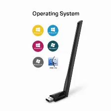 Adaptador De Red Tp-link Usb Archer T2u Plus, Inalambrico, Wlan, 600mbit/s, 2.4/5ghz